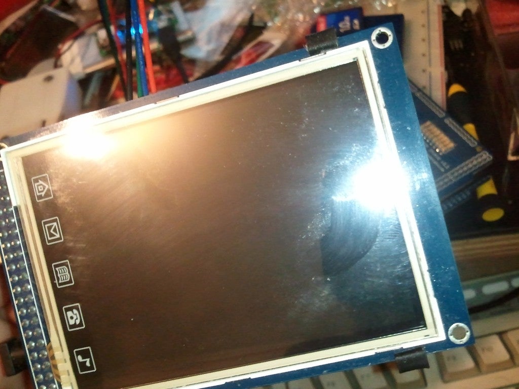 Arduino mega iteadstudio LCD shield holder by eried | Download free STL ...