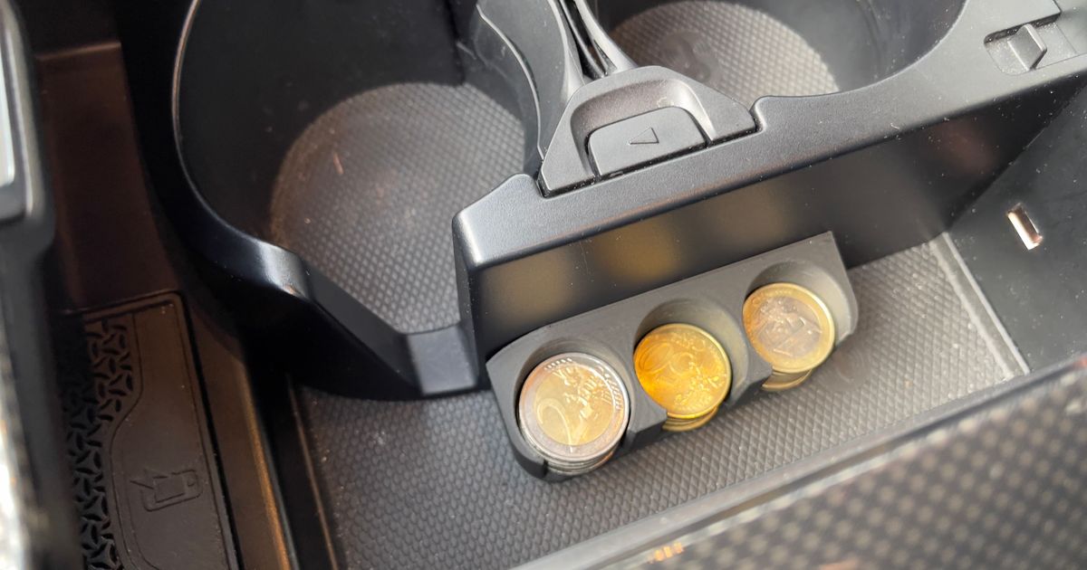 MercedesBenz CClass Coin Holder by Daniel Meidl Download free STL