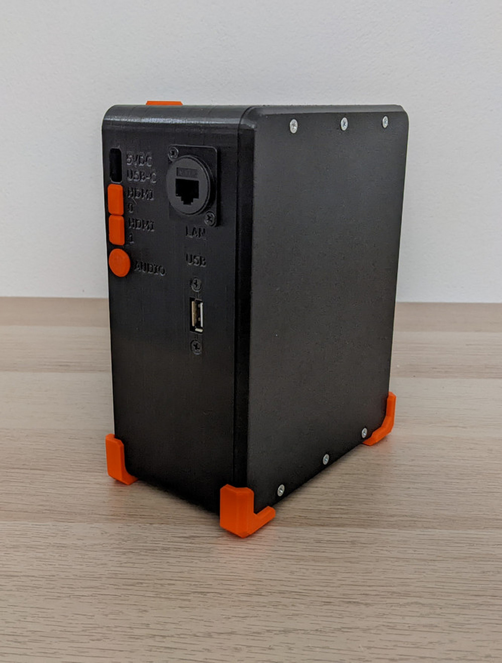 RPI4B 4xSSD mini NAS case by Michal S. Download free STL model