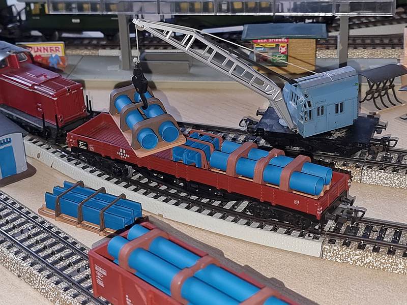 Load for freight car / goods wagon 1:87 H0