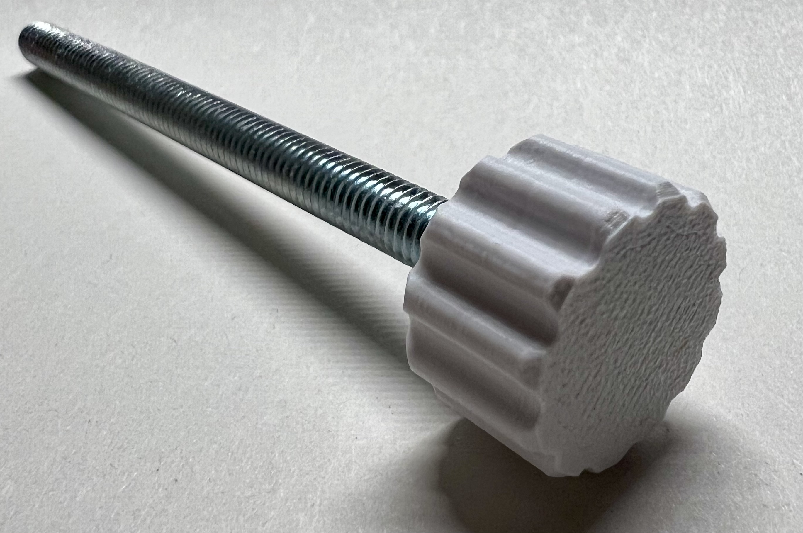 Parameterized HexNut Knob