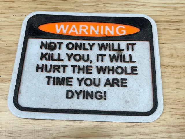 Warning Sign - Pain