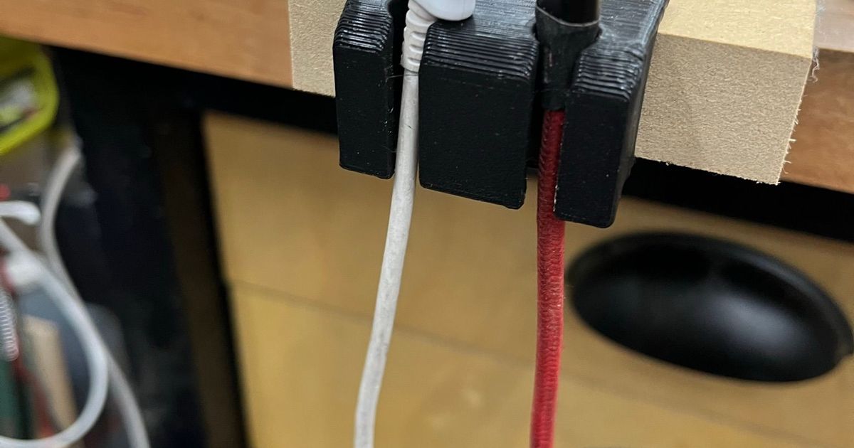 Wire Clip for table by greecher | Download free STL model | Printables.com