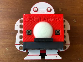 Snow Globe Cover for micro:bit