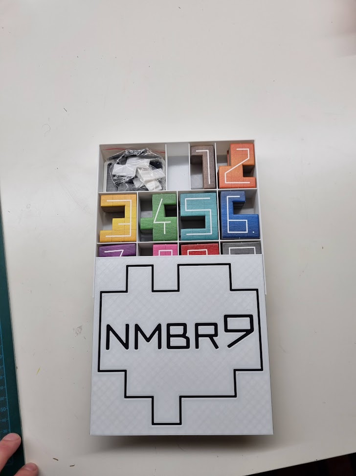 Nmbr 9 board game compact box