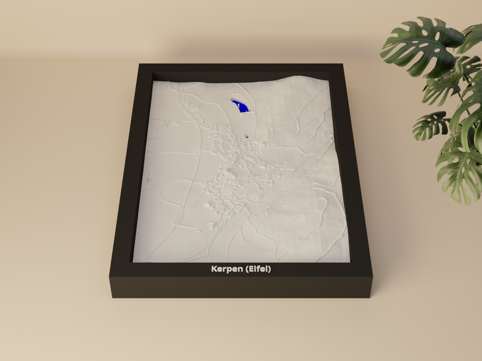 Kerpen (Eifel), Germany - 3D Miniature