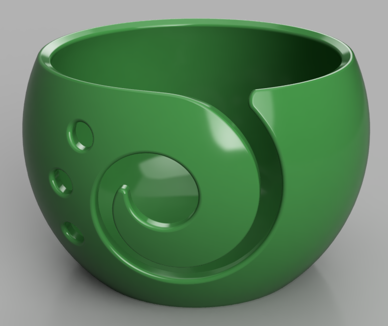 Yarn Bowl By Grizzie17 | Download Free STL Model | Printables.com