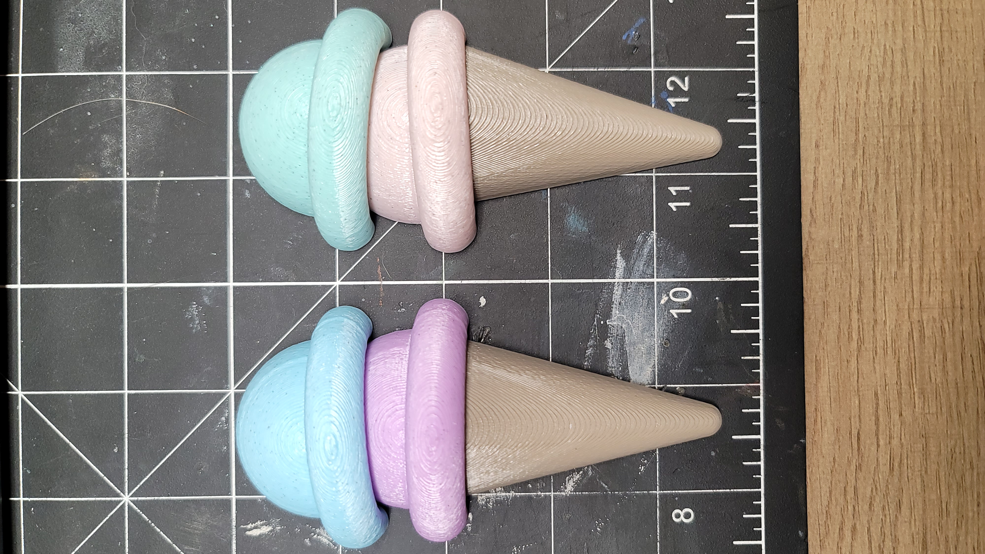 Ice cream cone magnet