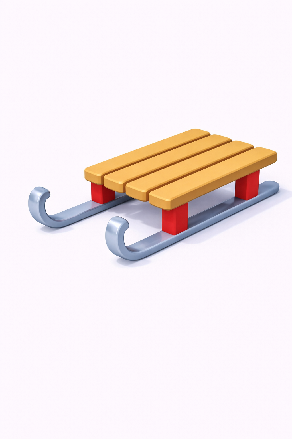Low Poly Snow Sled