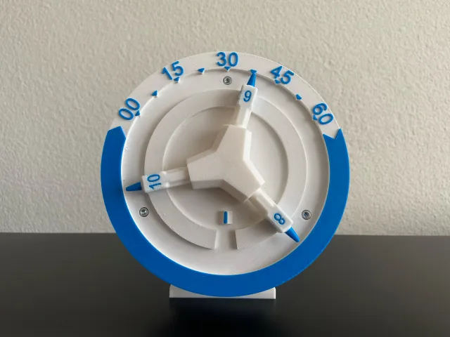 Rotating Clock Mechanism