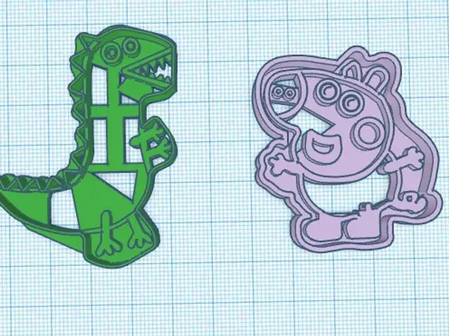 George Pig cookie cutter set