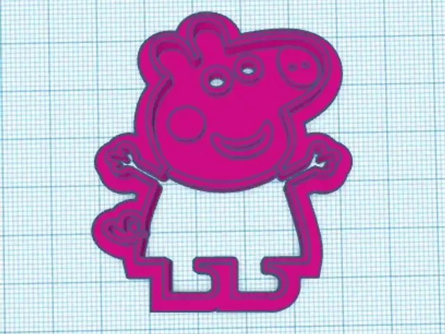 Peppa Pig cookie cutter