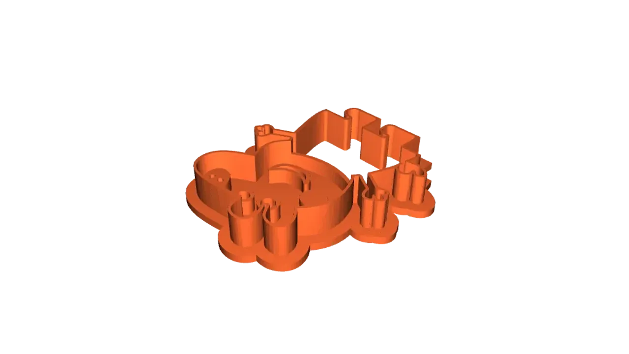 STL file Spiky Number 1 Cookie Cutter 🍪・Model to download and 3D  print・Cults