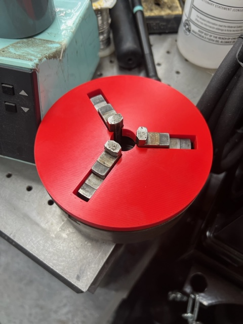South Bend 9 - 3-jaw chuck jaw biaser for grinding ID