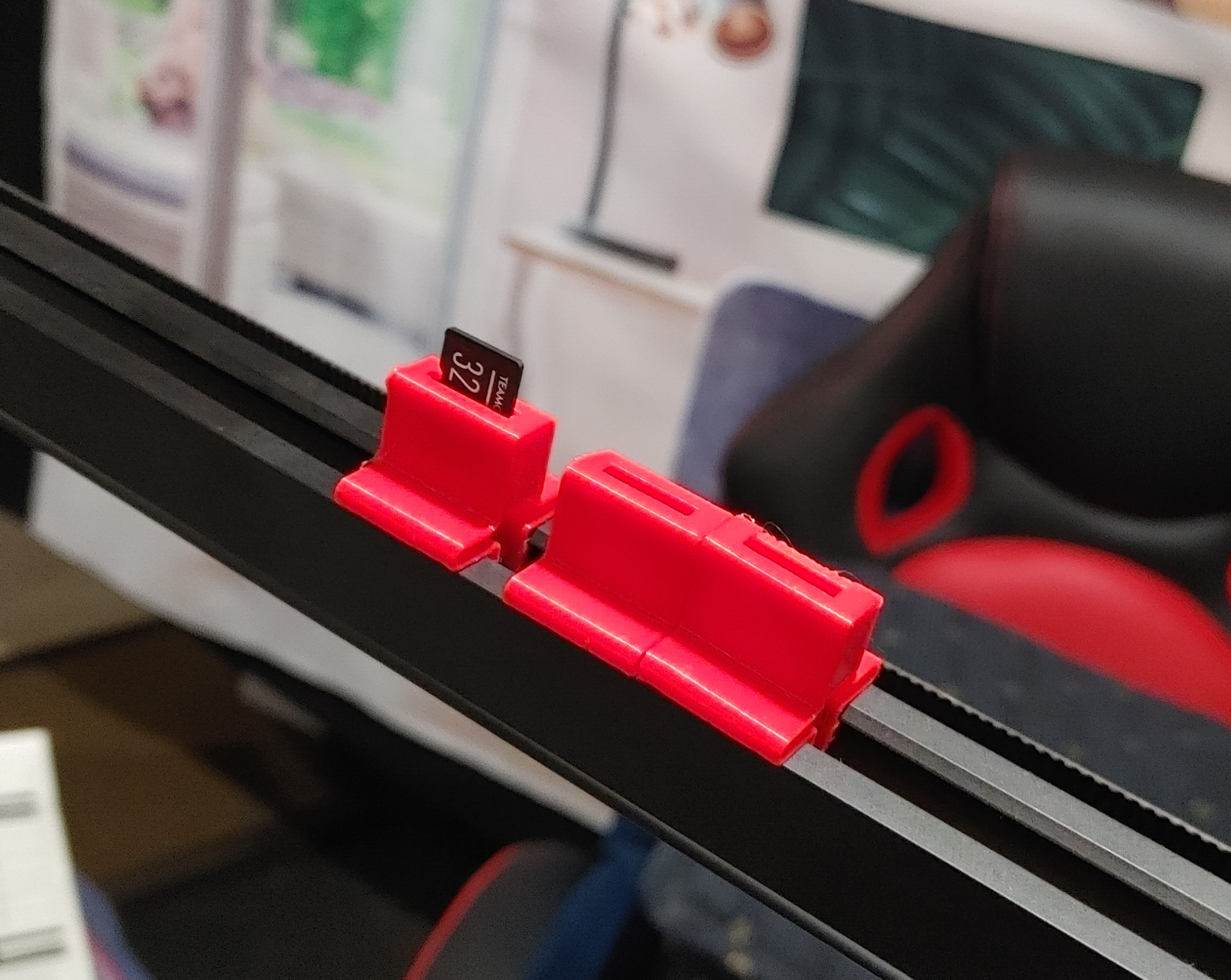 MicroSD holder for T Slot by LadeDont | Download free STL model