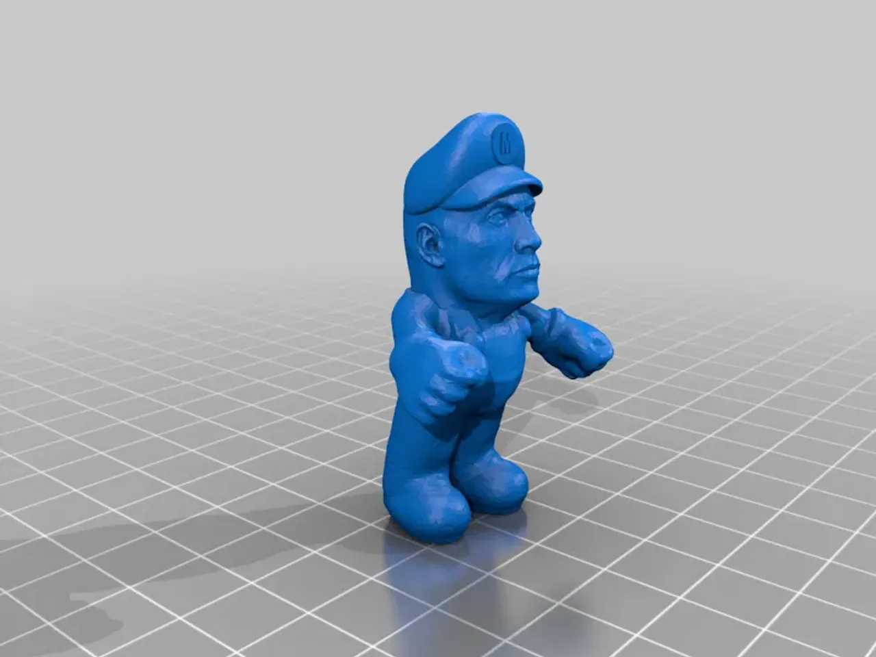 Among Rocks Dwayne Johnson 3D Printed 