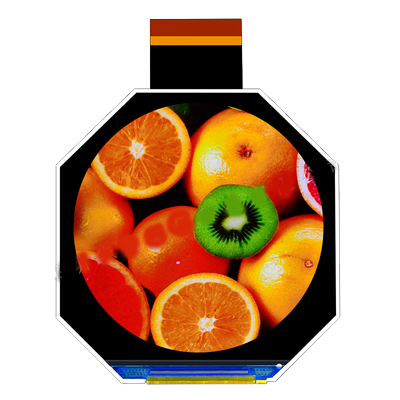 2.47" IPS 480X480 Octagonal Shape Round U/D/L/R free TFT - RGB