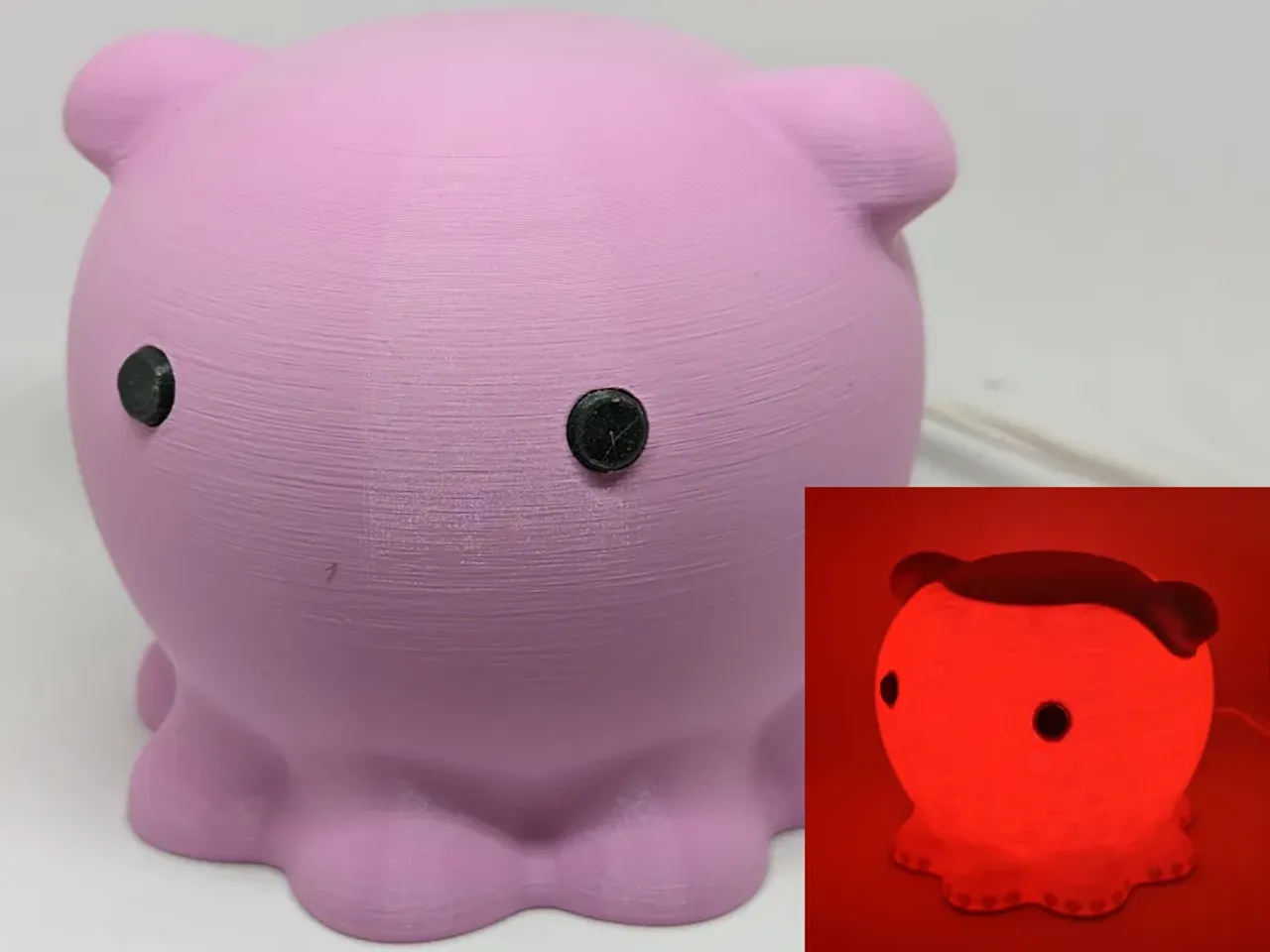 Dumbo Octopus Mochi Squishy pink 