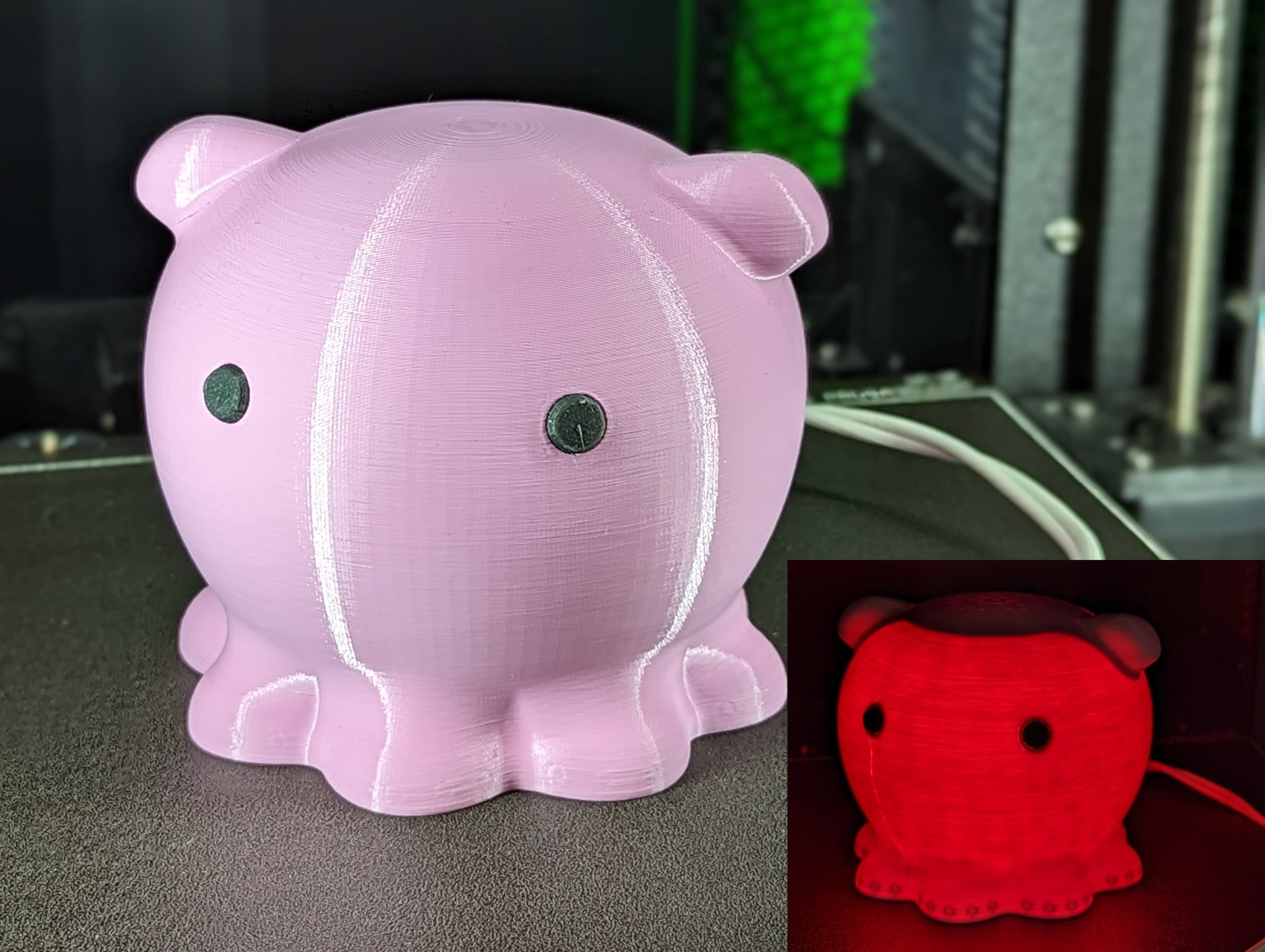 Flapjack Octopus LED Night Light