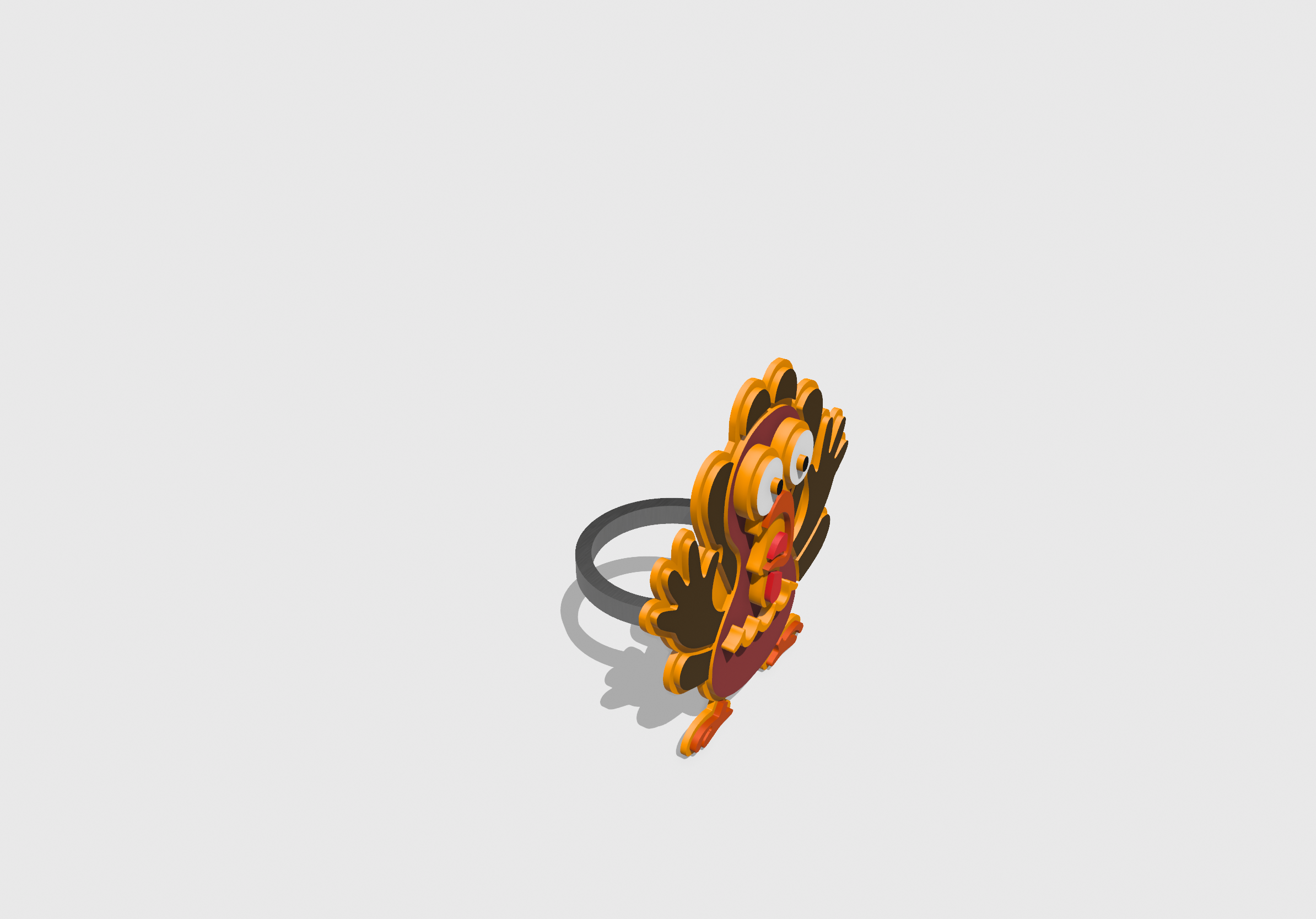 Thanksgiving Turkey Napkin Ring