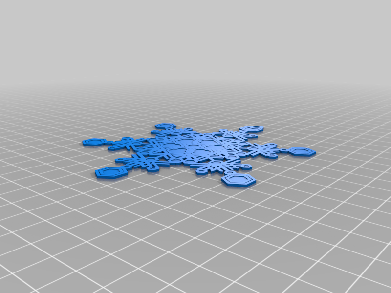 Christmas Snow Flake 2023 by Virtual Design | Download free STL model ...