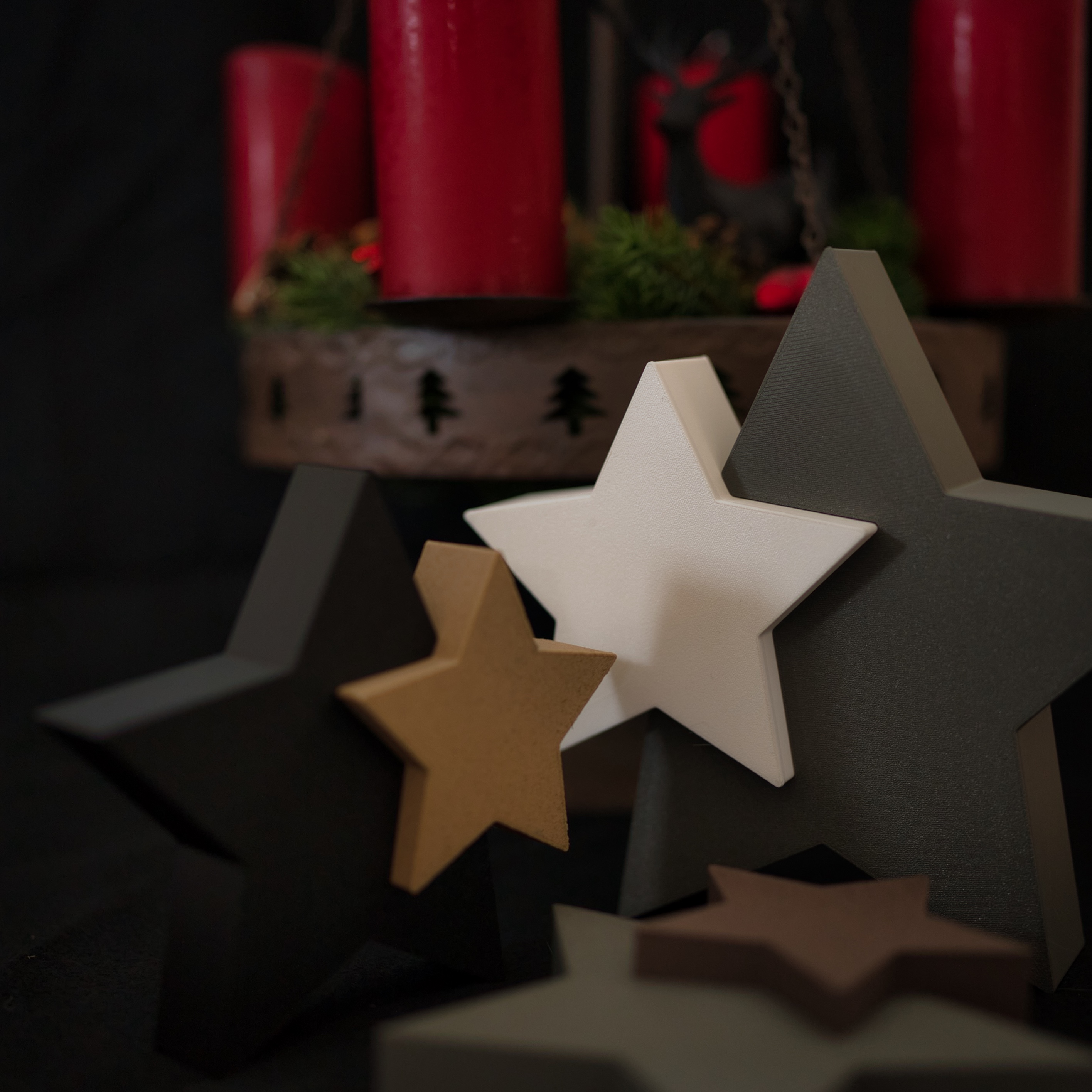 Tom's Christmas Star Decoration, super easy to print in Vase Mode