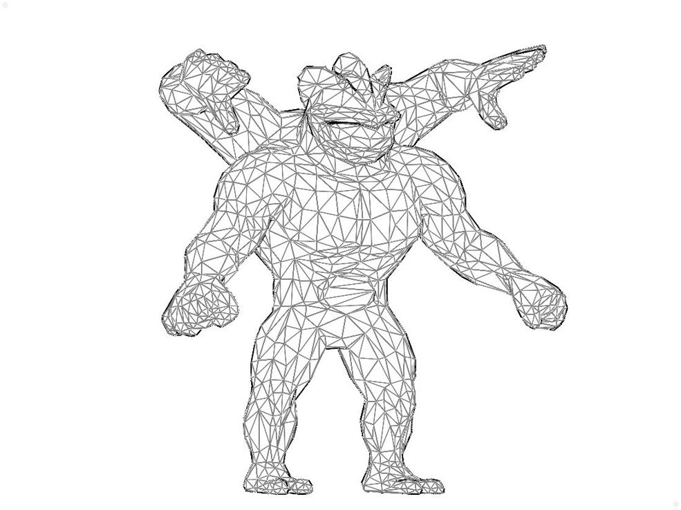 Machamp Low Poly