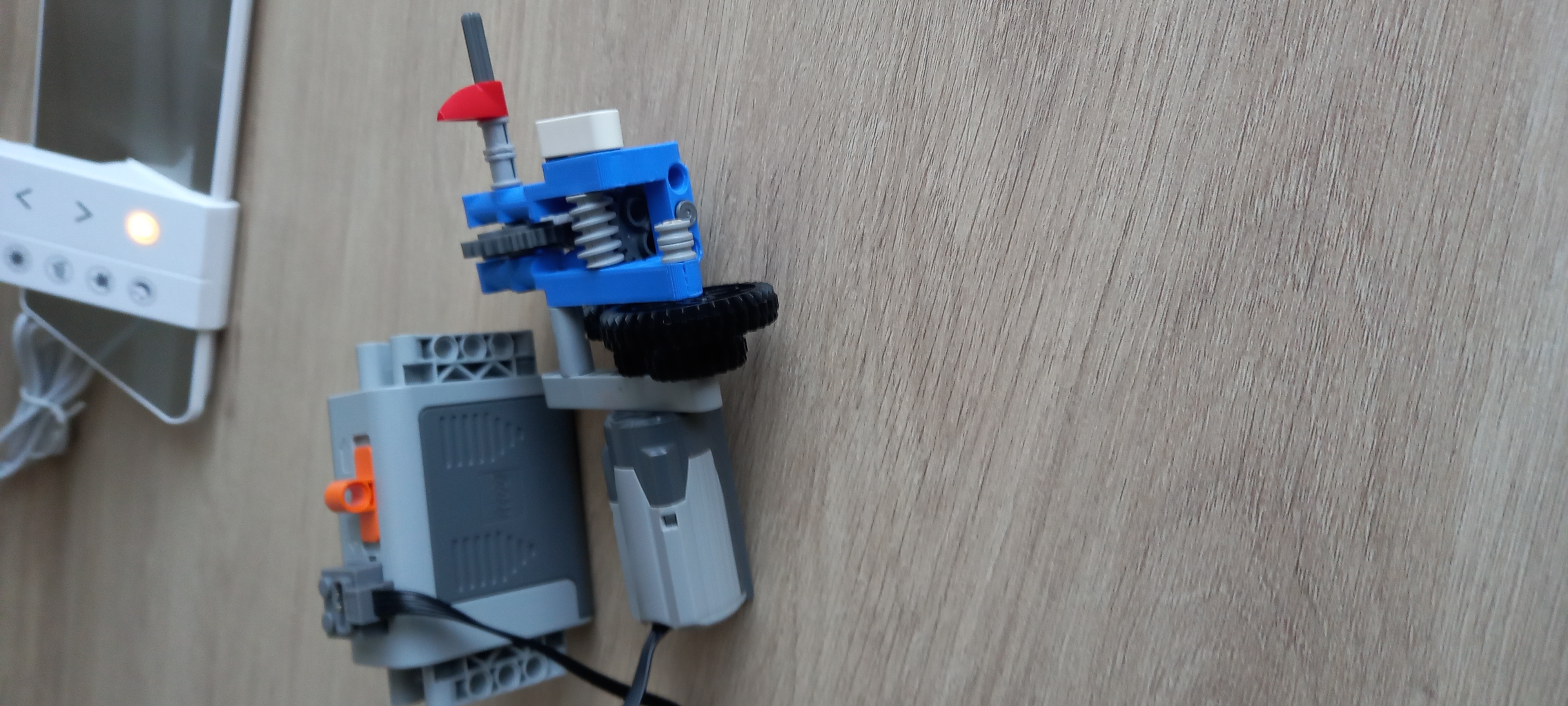 Lego double worm gear gearbox (compatible)
