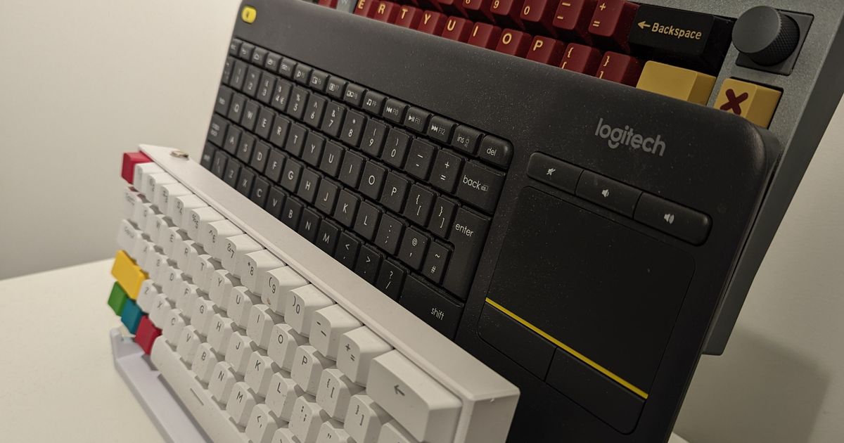 Triple Heavy and Stable Keyboard Stand by joeworks Download free STL