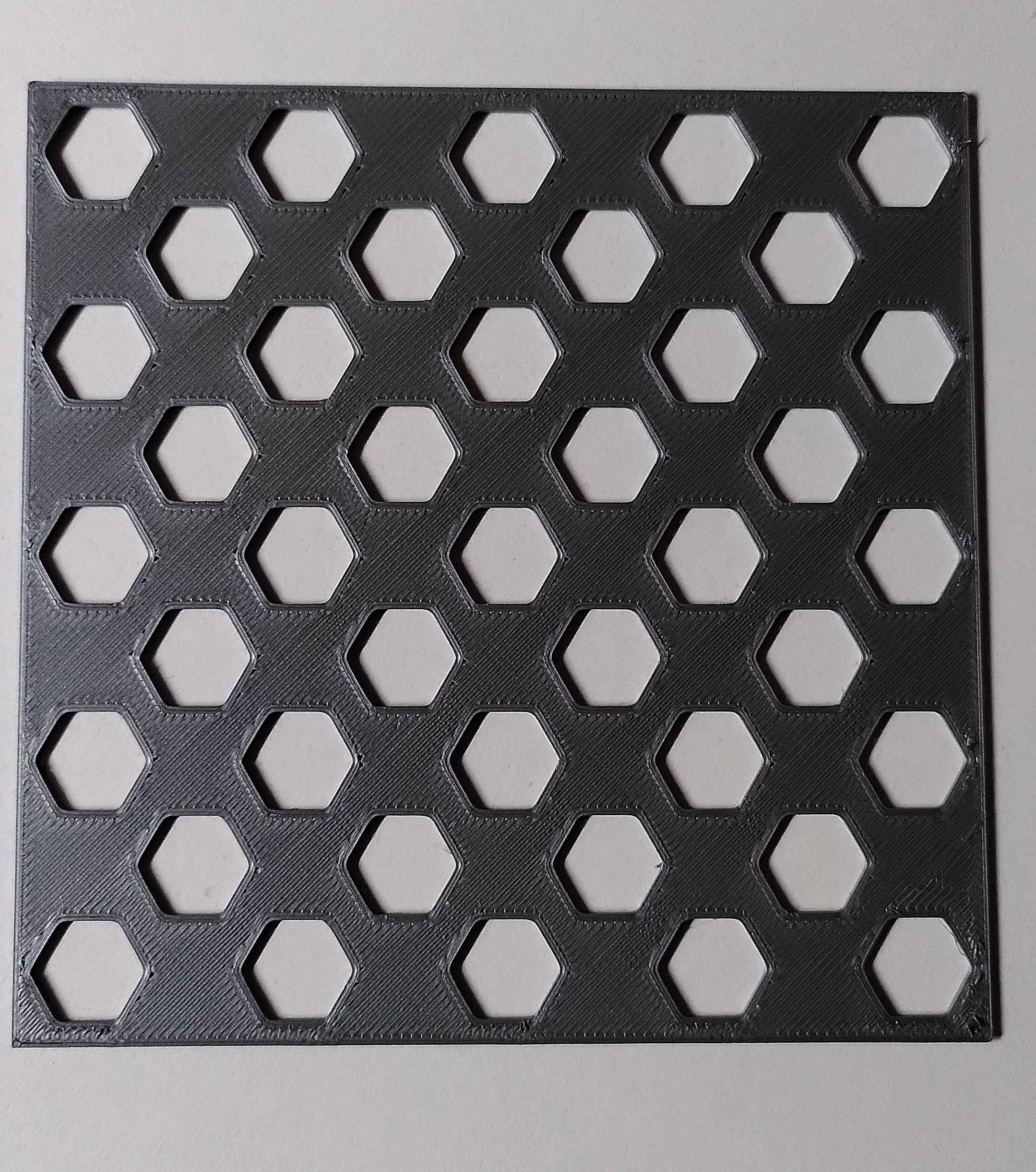 Untersetzer mit Wabenmuster und Kreismuster / Coasters with honeycomb and circle pattern