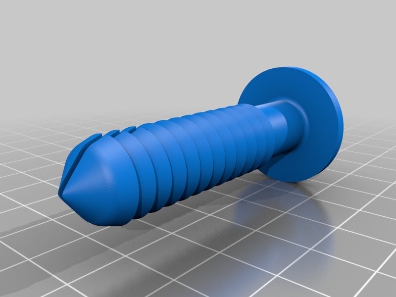 Miniatura 2 do modelo 3D Recycling/Garbage Bin Hinge Pin