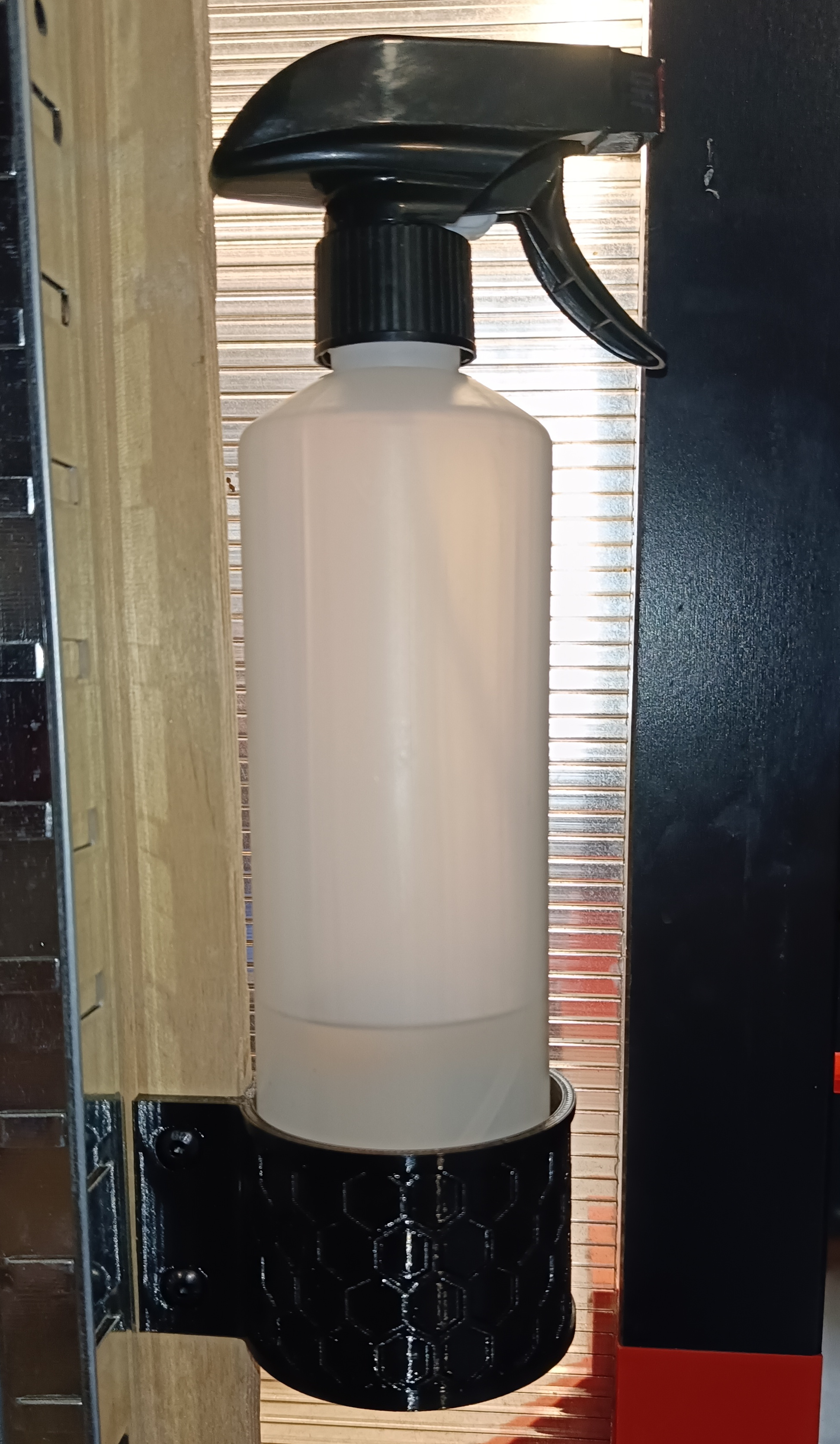 IPA Bottle Holder — 65mm Wall Mount for 12mm Plywood