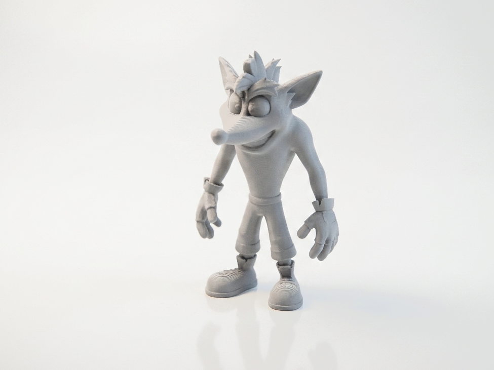 Crash Bandicoot Figurine Gaming Collectible 3D Printable