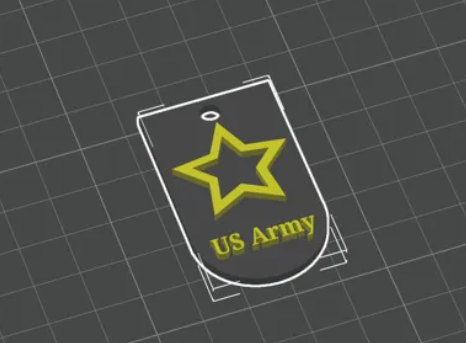 Army dog tag