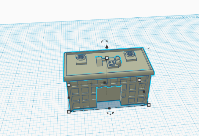 Building with car port