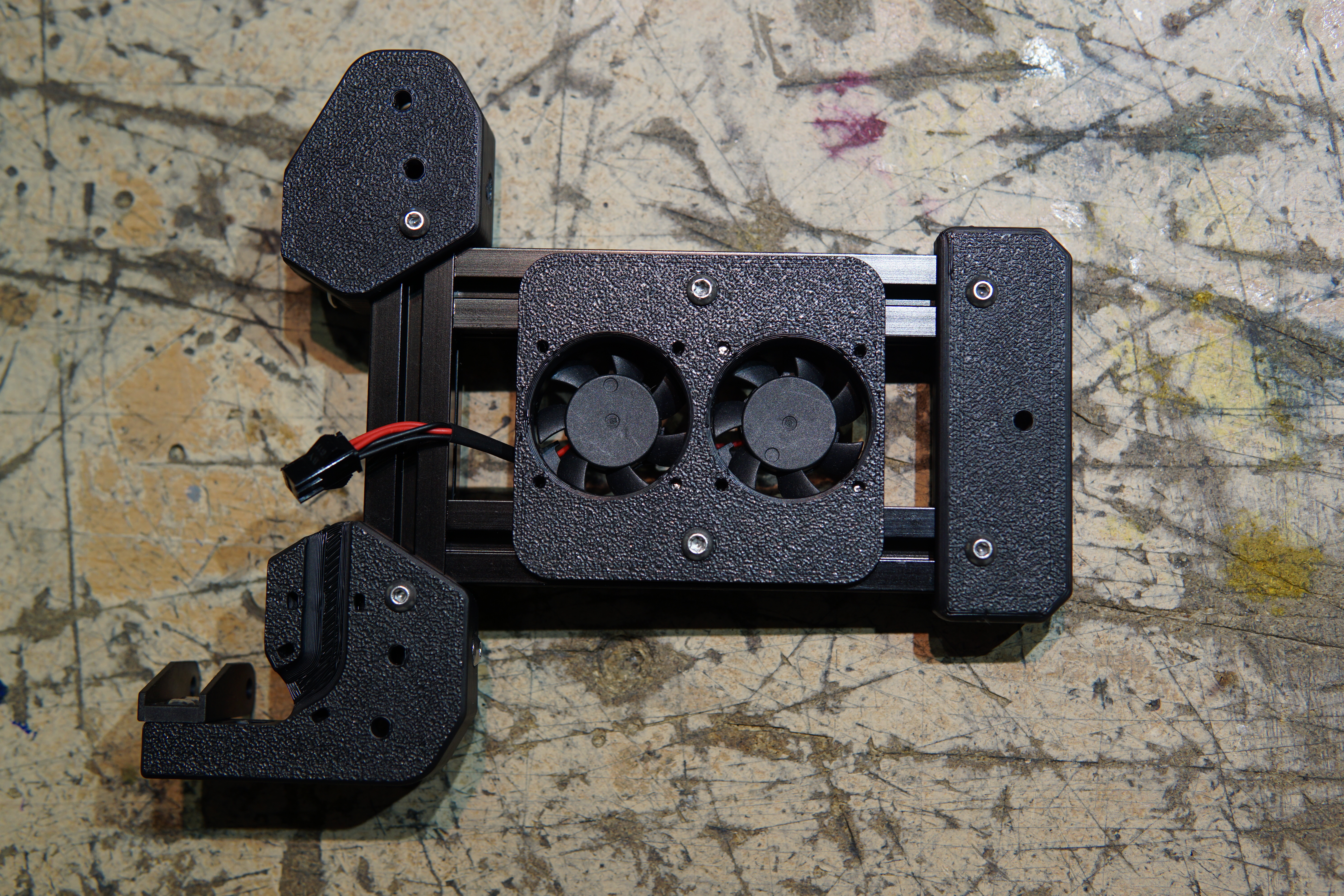 Voron 0.1 Bed fan mount