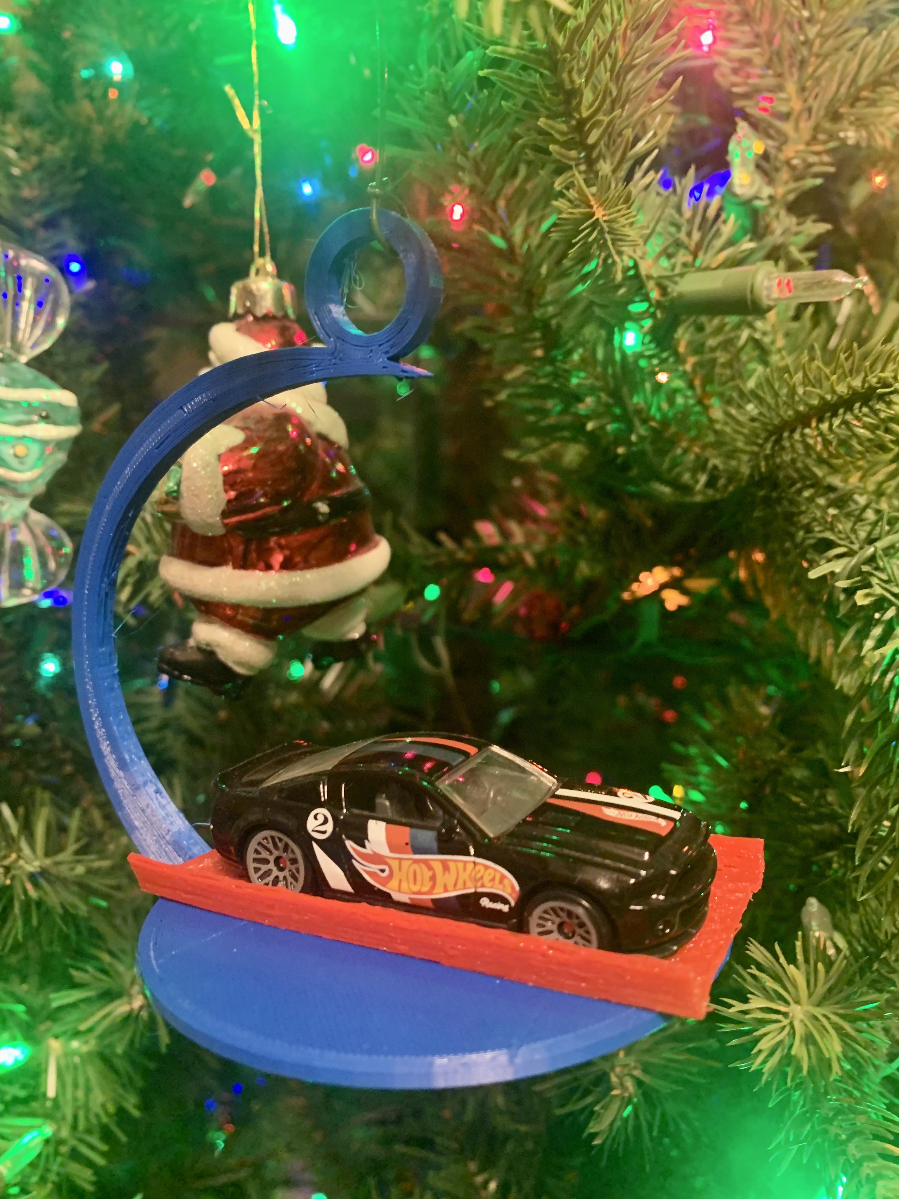 Hot Wheels Christmas Ornament