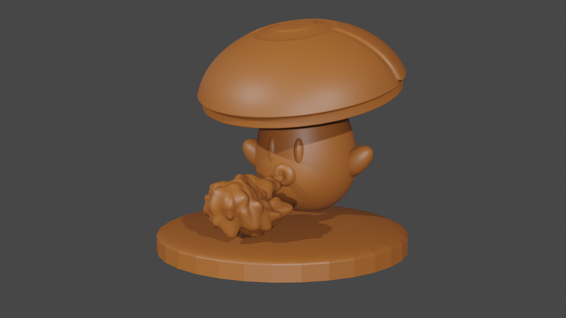 Pokemon inspired, Foongus, Tabletop DnD miniature