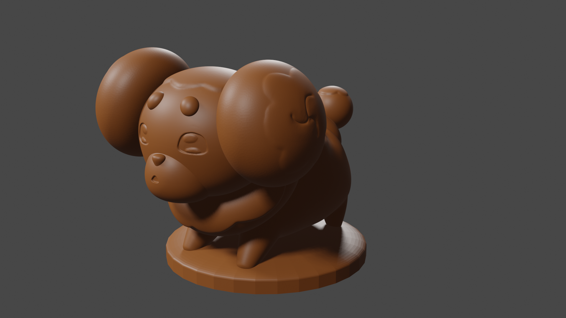 Pokemon inspired, Fidough , Tabletop DnD miniature