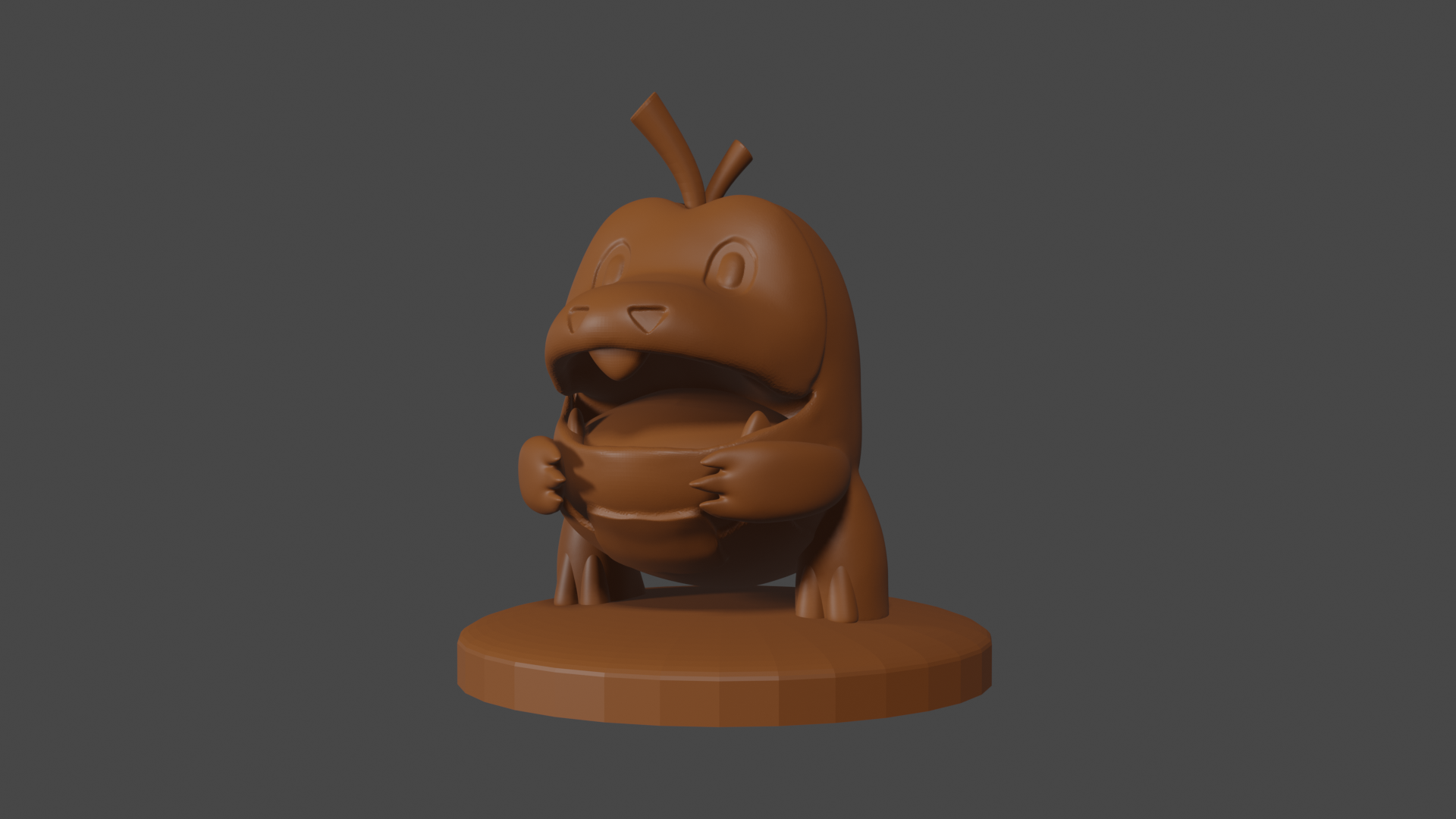 Pokemon inspired, Fuecoco, Tabletop DnD miniature