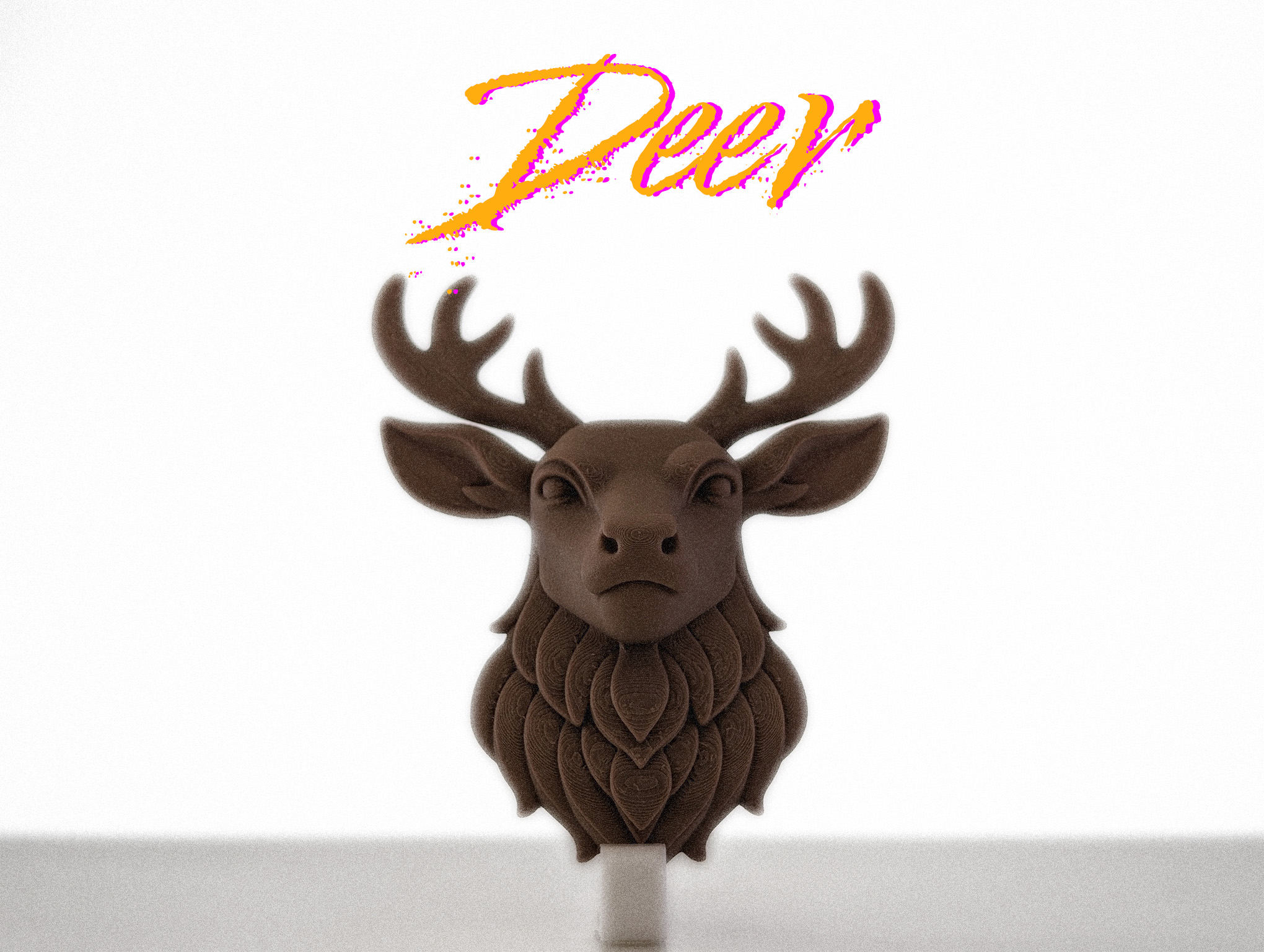 Deer Head – Ready-to-Hang Wall Sculpture