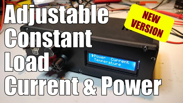 Adjustable Constant Load, Constant Current and Constand Power