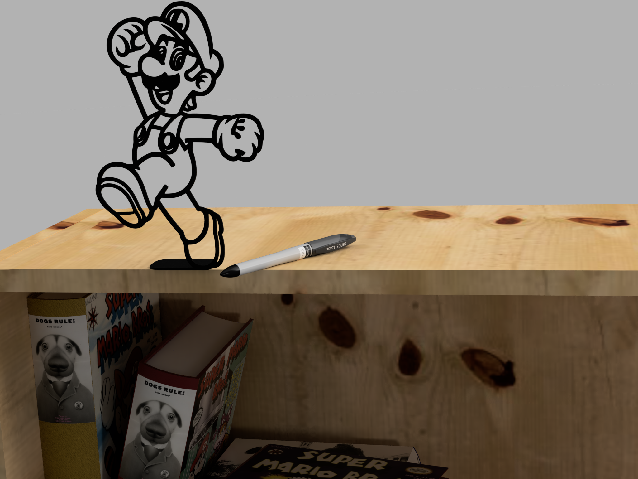 Miniatura 2 do modelo 3D Luigi
