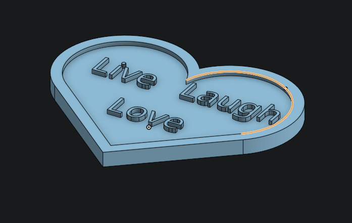 Simple Ironic Live Laugh Love