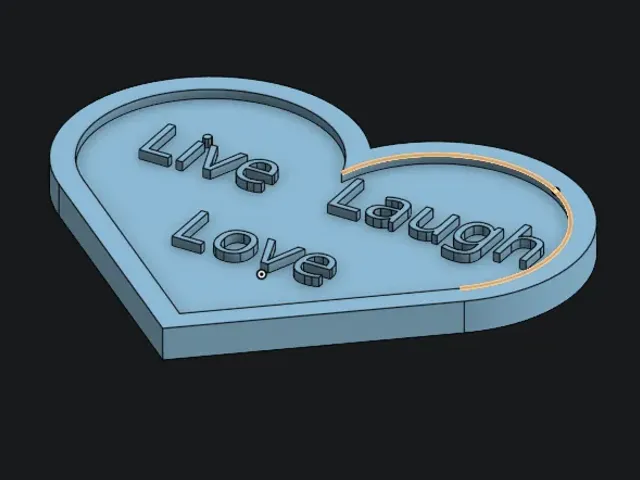 Simple Ironic Live Laugh Love