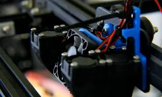 Ender 5 Quad Cooling Fan Duct for mosquito hotend