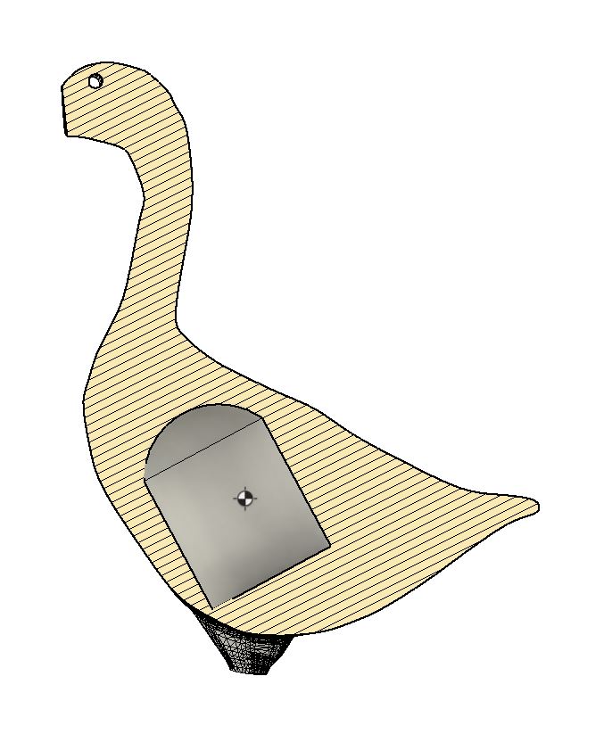 Weighty Goose from Untitled Goose Game by RedTurtle Download free STL