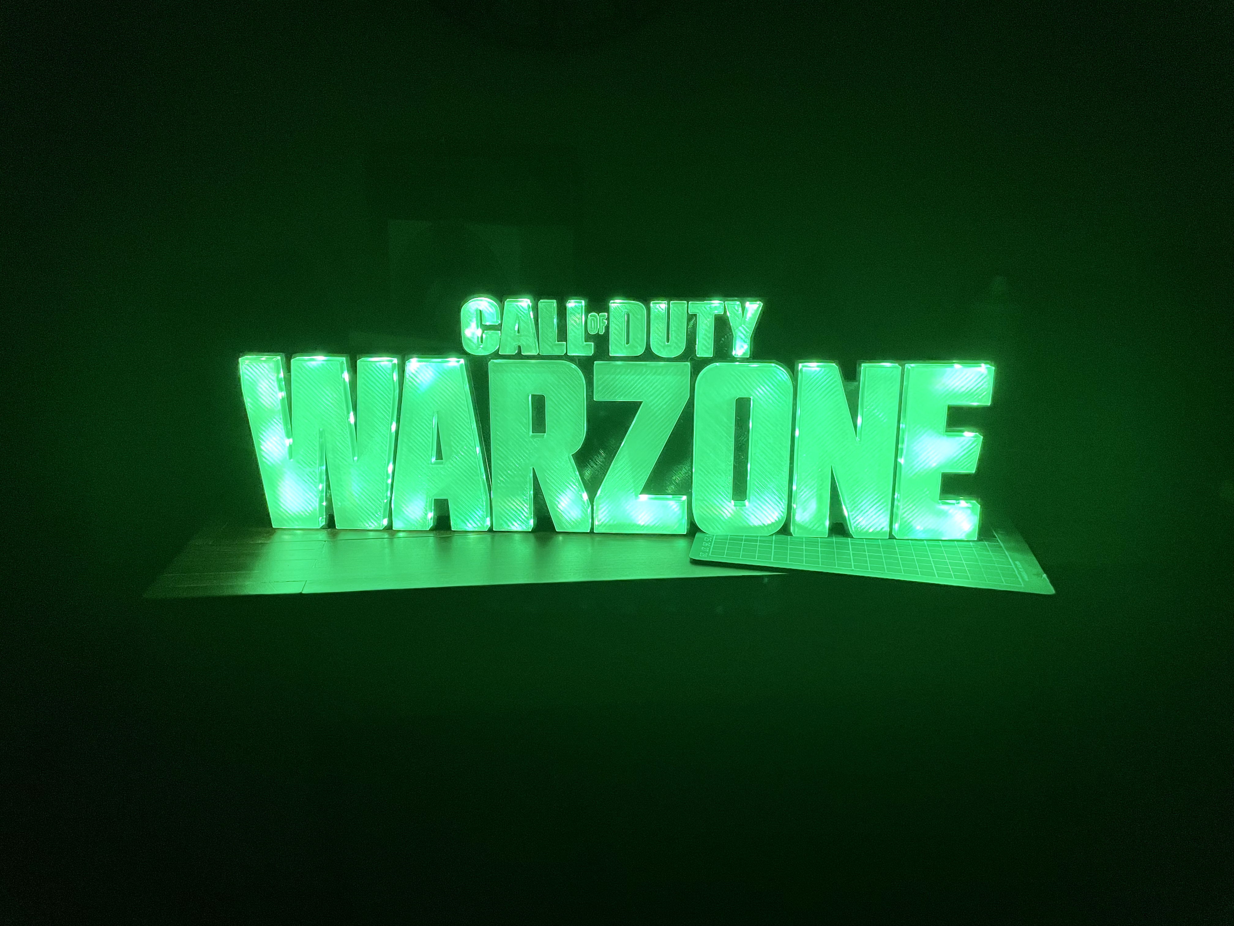 Call of Duty WARZONE LED Logo