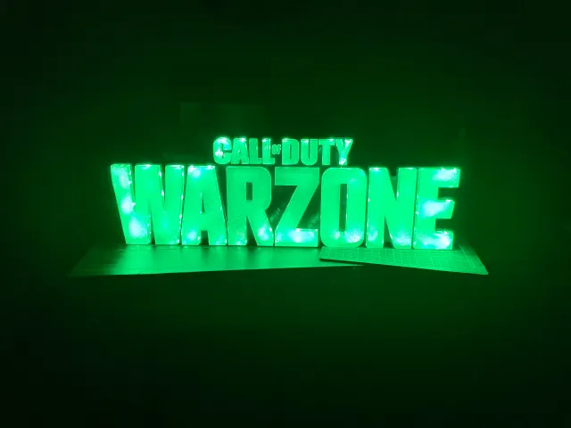 Call of Duty WARZONE LED Logo