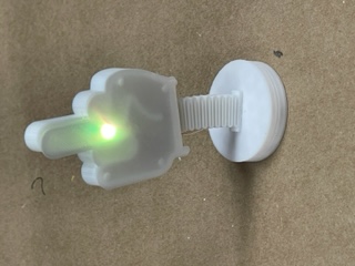 Lighted Single Finger Wave — miniatura 4